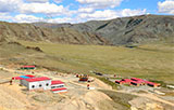 蒙古国某铅锌矿土建施工现场