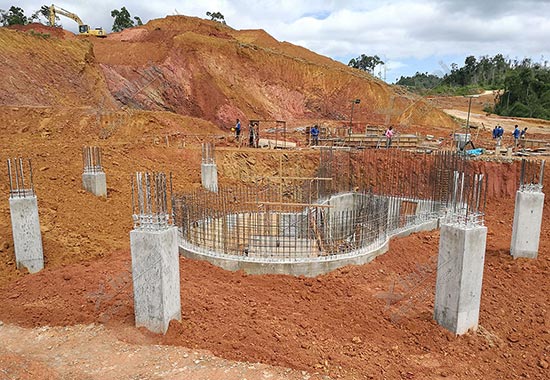 马来西亚700tpd金矿炭浸选矿项目
