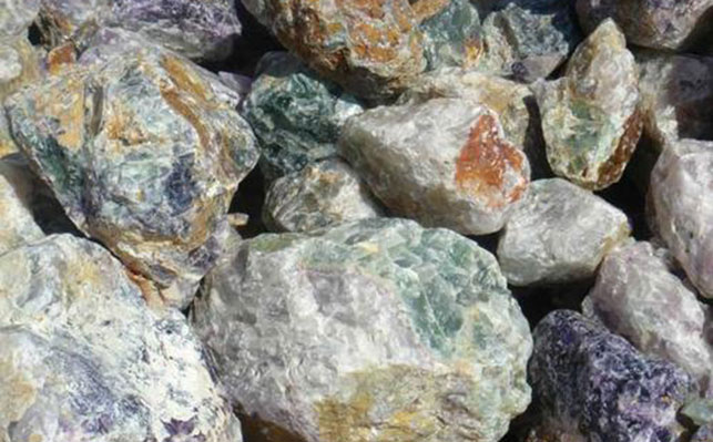 萤石矿矿石
