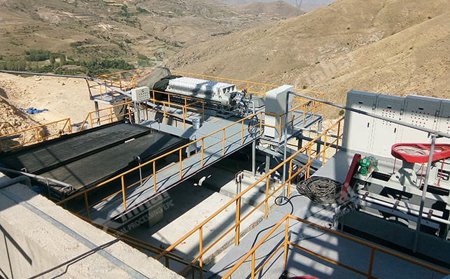 石英脉型黑钨矿选矿流程