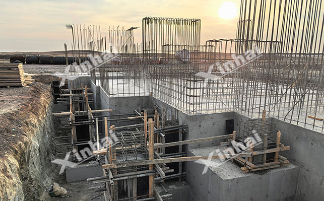 铜矿浮选项目施工现场 铜矿浮选项目施工现场